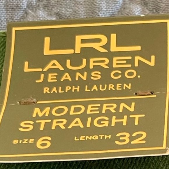Ralph Lauren Spring Green Jeans - Picture 6 of 6